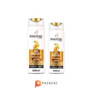 بسته 2 عددی شامپو ضد ریزش پنتن Pantene حجم های 600 و 400 میلی لیتری