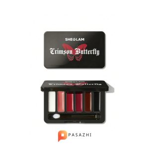 پالت رژ لب و لیپ گلاس پروانه شیگلم Sheglam  مدل Phantom Kiss