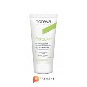 بی بی کرم ضد جوش نوروا Exfoliac (Doree Golden) حجم 30 میلی لیتر