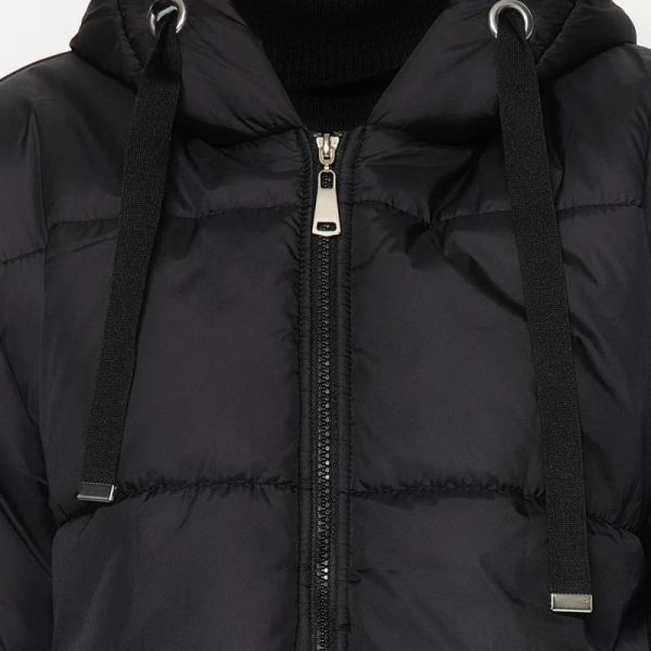 کاپشن بلند پف دار زنانه Trendyol Collection مشکی - Image 4