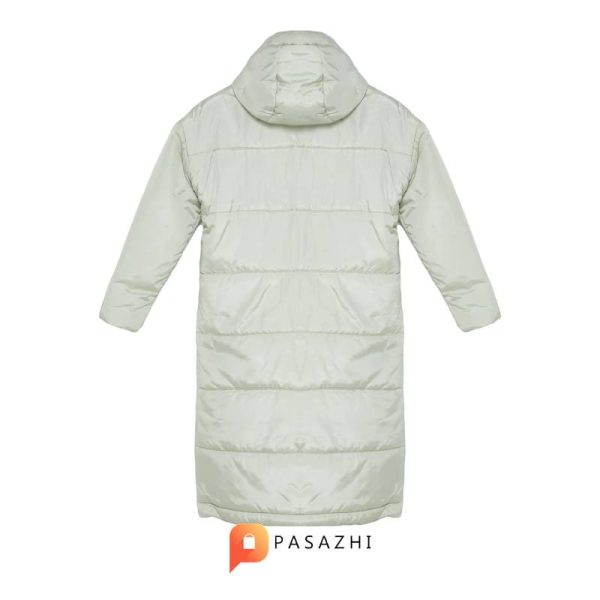 کاپشن بلند پف دار زنانه Trendyol Collection سبز - Image 2