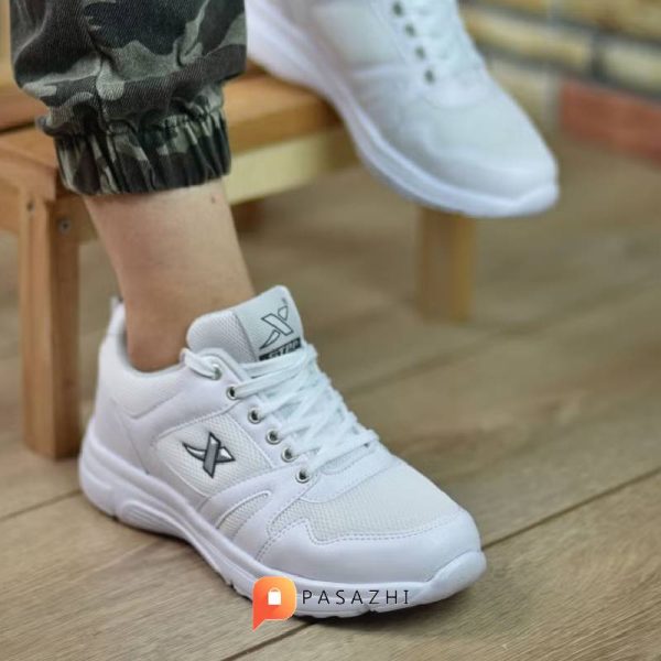 کفش کتانی  Unisex مدل Riccon سفید - Image 2