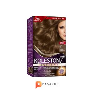 رنگ مو بلوند خاکستری تیره WELLA  شماره  6/1