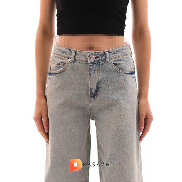 شلوار جین بگ DENİKK مدل Unisex خاکستری - Image 6