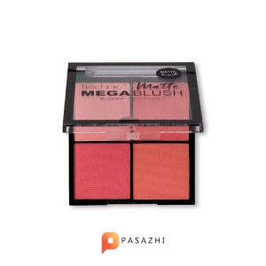 پالت رژگونه تکنیک technic مدل Mega Matte Blush مات 4 رنگ حجم 11.2 گرم