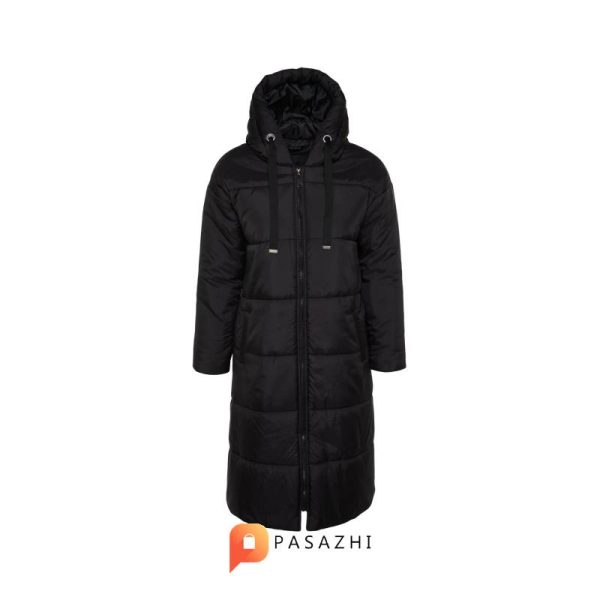 کاپشن بلند پف دار زنانه Trendyol Collection مشکی
