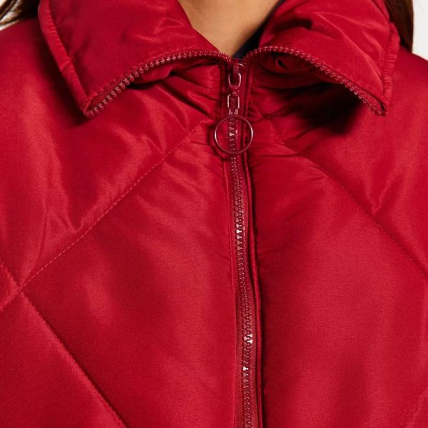 کاپشن ضدآب زنانه Trendyol Collection قرمز - Image 6