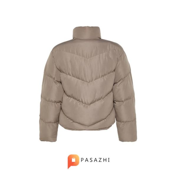 کاپشن پف دار ضدآب زنانه Trendyol Collection قهوه ایی - Image 8
