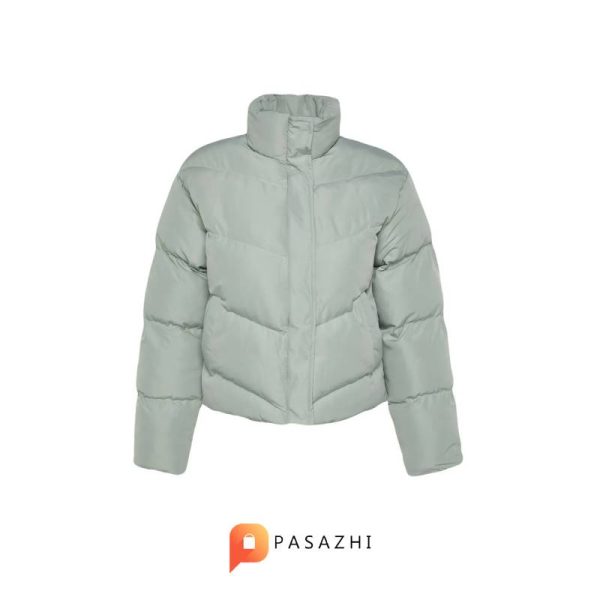 کاپشن پف دار ضدآب زنانه Trendyol Collection سبز