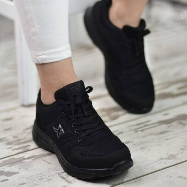 کفش کتانی  Unisex مدل Riccon مشکی - Image 2
