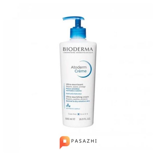 کرم مرطوب کننده صورت و بدن اتودرم بایودرما Bioderma Atoderm حجم 500 میل