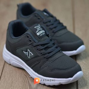کفش کتانی  Unisex مدل Riccon طوسی سفید