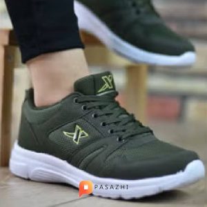 کفش کتانی  Unisex مدل Riccon زیتونی