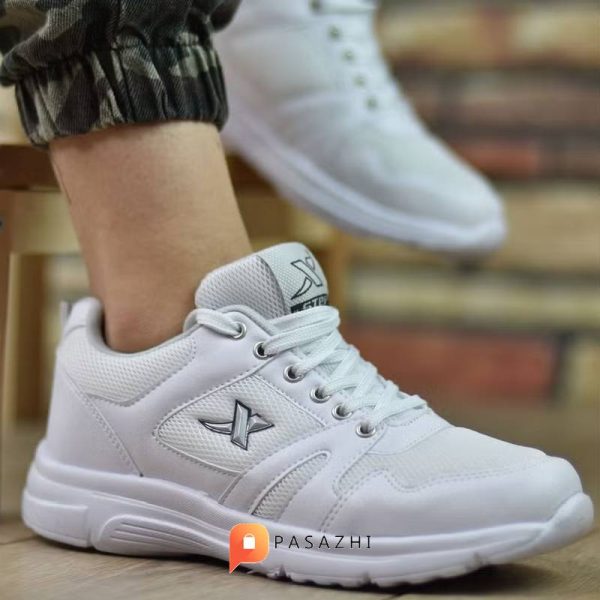 کفش کتانی  Unisex مدل Riccon سفید - Image 5