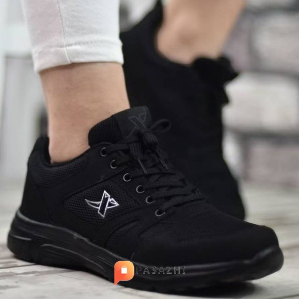 کفش کتانی  Unisex مدل Riccon مشکی - Image 5