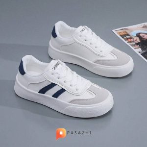 کفش کتانی زنانه OUPIEFU مدل Simple leather
