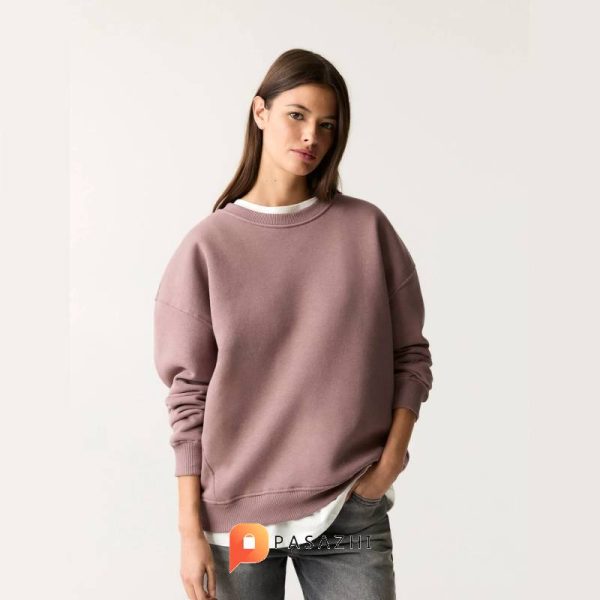 دورس Pull & Bear مدل Oversize صورتی کثیف - Image 3