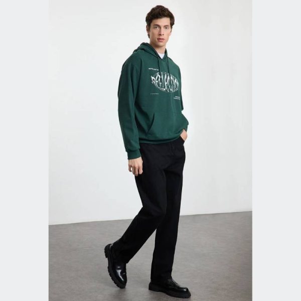 شلوار جین مردانه Trendyol Collection مدل Baggy Fit مشکی - Image 5